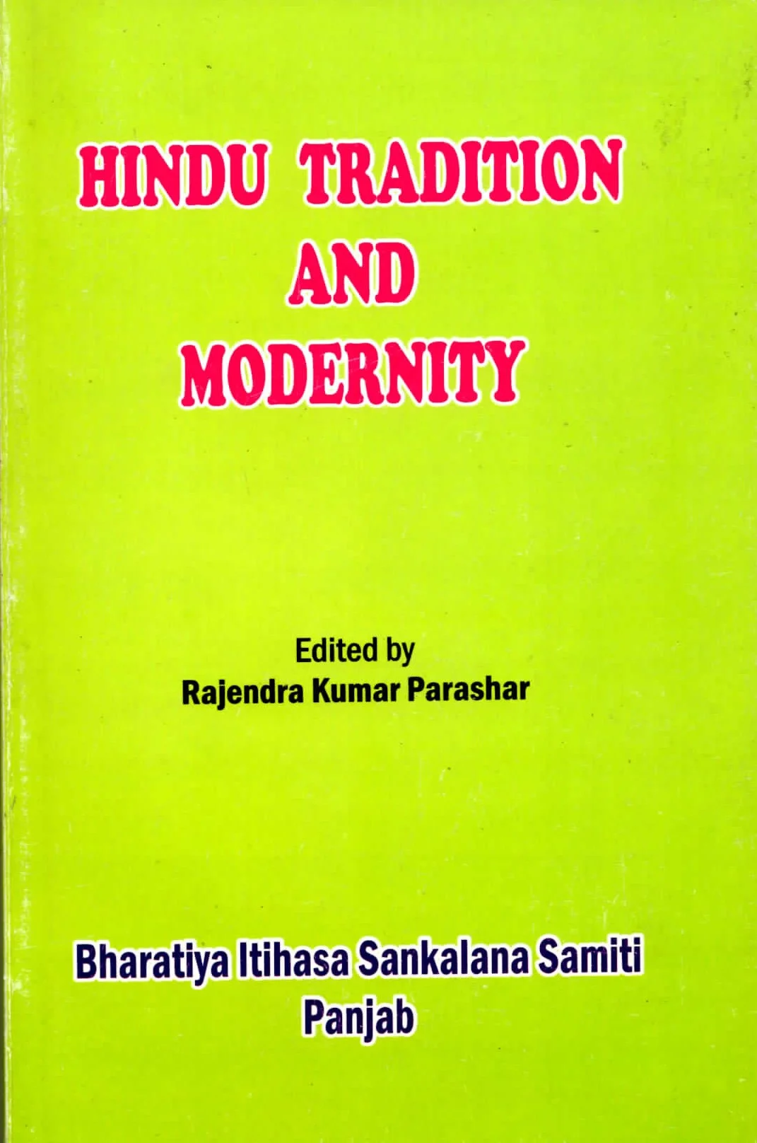 Hindu Tradition and Modernity